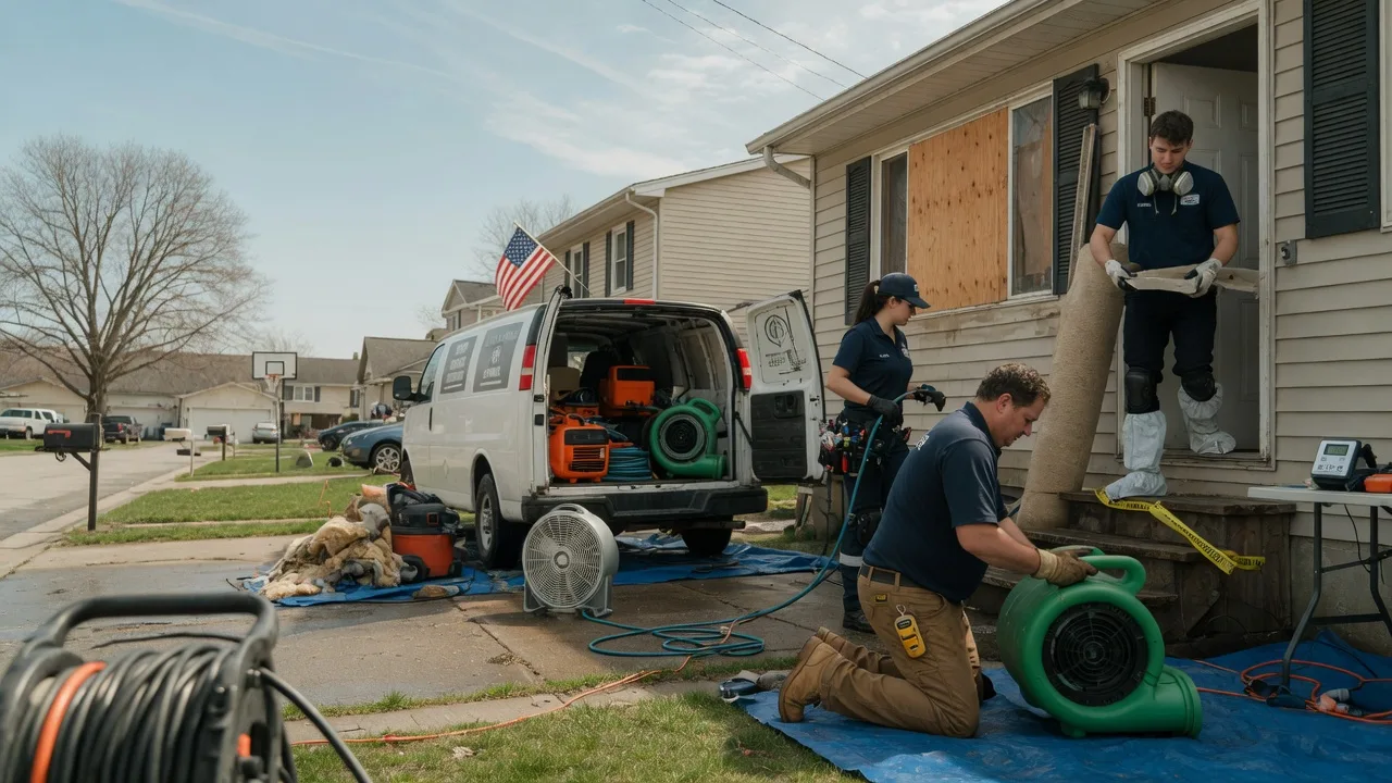 Water Damage Restoration in Enfield, IL near me